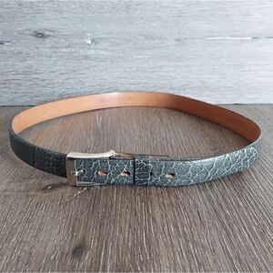 Vtg Streve of California Imported Rangoon Buffalo Belt Solid Bronze Buckle 34